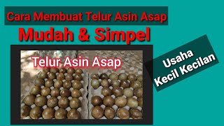 cara membuat telur asin asap