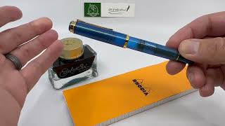 A Look At The Pelikan M200 Golden Lapis Special Edition Fountain Pen (2024)