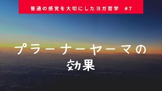 ヨガ哲学#7🌈ヨーガスートラ的解釈 プラーナーヤーマの効果