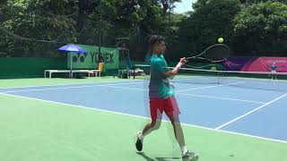 MEDCO-I | Faried Widyarohmadhiansyah (INA) vs Remi Sauvage (FRA) 6-2, 3-6, 11-9