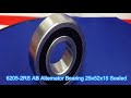 6205 2rs ab alternator bearing 25x52x15 sealed