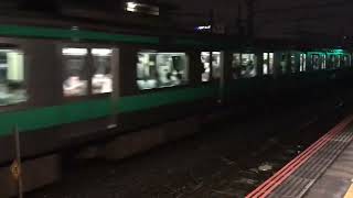 埼京線E233系新川崎駅通過