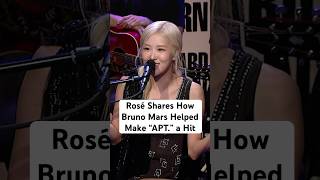 Rosé Shares How Bruno Mars Helped Make “APT.” a Hit
