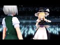 mmd 　深夜テンションで作った魔理沙のしかのこのこのここしたんたん