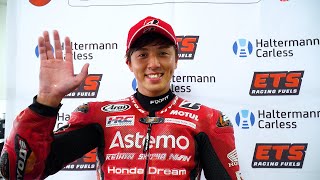 JSB1000 決勝　2位　Astemo HondaDream SI Racing 水野 涼選手インタビュー動画