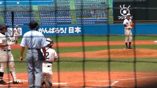 全国高校野球 西東京 準決勝 佼成学園 vs 片倉 2012 7 26 1