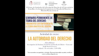 Seminario Permanente de Teoría del Derecho / Julieta Rábanos (Instituto Tarello)