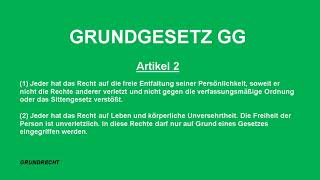 Artikel 2, GRUNDGESETZ GG, GRUNDRECHT, Sachkunde 34a