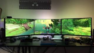 Adalight/Ambilight Triple Monitor World of Warcraft Fast Travel