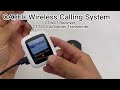 catel ctw07 ctt20 wireless calling system table buzzer service call for restaurant cafe bar clinic