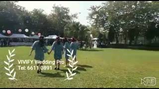 九龍仔公園婚禮證婚，户外婚禮絕配道具 - 泡泡機 IG: VIVIFY Wedding Production