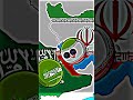 Iran VS Saudi Arabia Flag map Countryballs| #shorts #viral #fyp #fypシ #entertainment