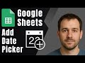 Google Sheets: How to Add a Pop-Up Calendar Date Picker (2025 Tutorial)