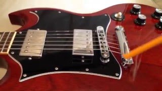 SG Guitars and Pickup Angle