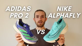 Nike Alphafly Next % vs Adidas Adizero Adios Pro 2 // Which is the BEST running super shoe??