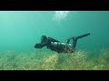 sidemount tauchen bei mega sicht im kulkwitzer see