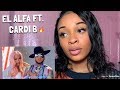 El Alfa Ft. Cardi B - Mi Mami (Video Official) REACTION