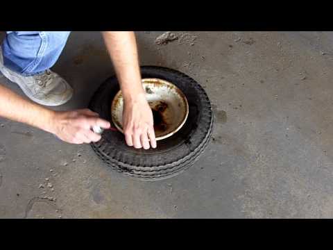 Sealing A Tubless Tire Video Sealing A Tubless Tire Video
