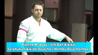 Rionne teaching BUDO PRINCIPLES to Aikido students in Japan