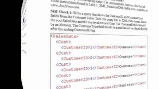 SQL2008DevVol5 Lab2 3 XML NamelessXMLFieldsGoodVideo