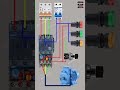 dol starter wiring diagram dol starter control wiring thermal relay @electricalgenius