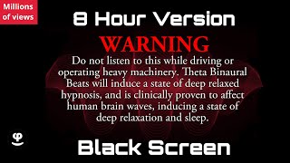 Deep Sleep | Root  Chakra | Binaural Beats | Black Screen | 432Hz
