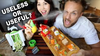 Testing our WACKY Kitchen Gadgets 😜