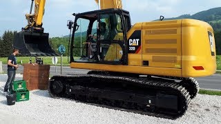 How to open a beer bottle with a Cat 323 excavator