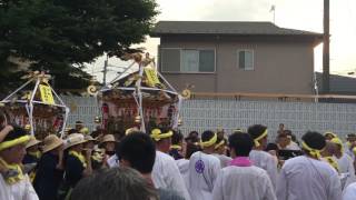 平成29年 茅ヶ崎海岸 暁の祭典 浜降祭 南湖下町 住吉神社 神輿宮入①