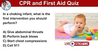 CPR, AED, and First Aid Practice Test with Nurse Eunice