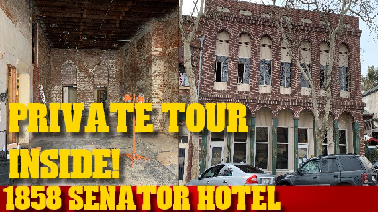 Marysville, CA Historic Senator Hotel Private Tour - YouTube