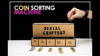 Easy DIY Coin Sorting Machine from Cardboard