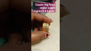 Couple ring gold 916 kdm #gold plz subcribe frnds  like