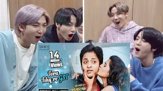 bts reaction to Tora Ishq re GST song l bts reaction to bollywood song l