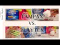 SHOULD I BUY TAMPAX OR PLAXTEX? WHICH IS BETTER? *TEST*