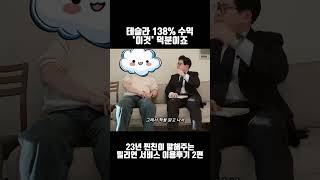 장기투자 하면서 수익률이 10배 증가했어요 #더달란트서울 #밀리언서비스 #테슬라