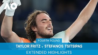 Taylor Fritz v Stefanos Tsitsipas Extended Highlights (4R) | Australian Open 2022
