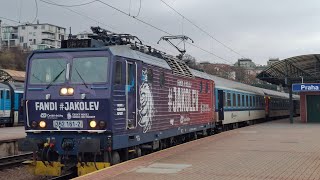 Zugverkehr in Praha hlavní nádraží am 04.12.24 #foryou #train @CitybahnlandThüringenTV