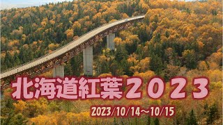 【絶景】北海道紅葉2023　2023/10/14～10/15　　（凌雲閣、望岳台、白髭の滝、青い池、三国峠、石北本線）