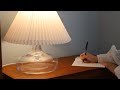 クリアガラスの大きなベースがとても印象的な灯り♪holmegaard table lamp mood maria berntsen ホルムガード テーブルランプ マリア・バーントセン 間接照明 北欧