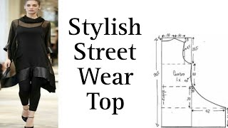 how to cut a stylish Summer Street wear/pattern drafting/fashion trends