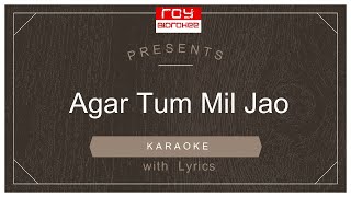 Agar Tum Mil Jao"   |"अगर तुम मिलजाओ"   | Zeher |  Shreya Ghoshal  | FULL KARAOKE with Lyrics