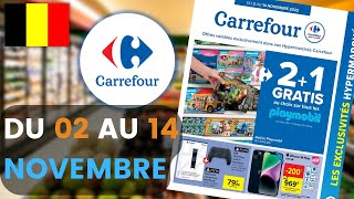 folder CARREFOUR du 2 au 14 novembre 2022 💛 Arrivage - BELGIQUE