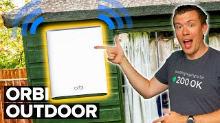 Netgear Orbi Outdoor Satellite Review | Fast WiFi in your Garden!