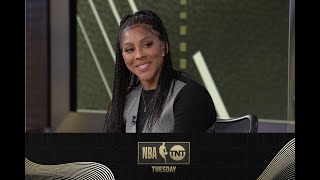 Shaq, D-Wade and Adam Lefkoe Give Candace Parker a Birthday Shoutout | NBA on TNT