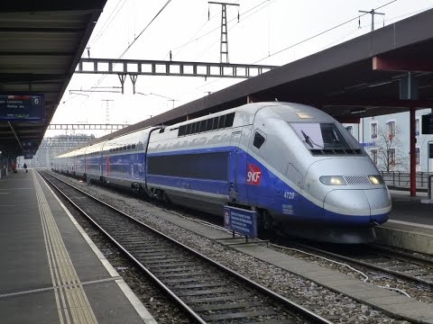 French Trains in Switzerland - At Geneva Station French Trains in Switzerland - At Geneva Station