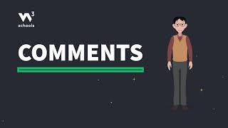 JavaScript Comments - Part 1 - What are Comments? - #w3schools #javascript #programming