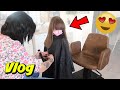 VLOG - COIFFEUR et NOUVELLE COUPE pour MASSILYA  - Arrivage achat RAMADAN 2021