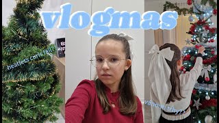 VLOGMAS | heatless curls?? vánoční trhy?? 🎄🎀