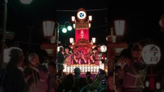 富岡どんと祭り 五丁目『宮神樂』御披露目（２０１６年）